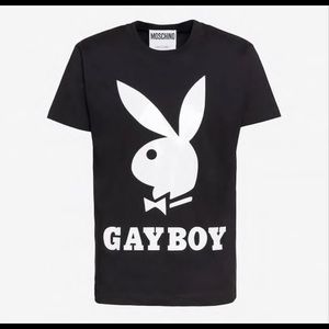 Moschino x playboy “gayboy” shirt